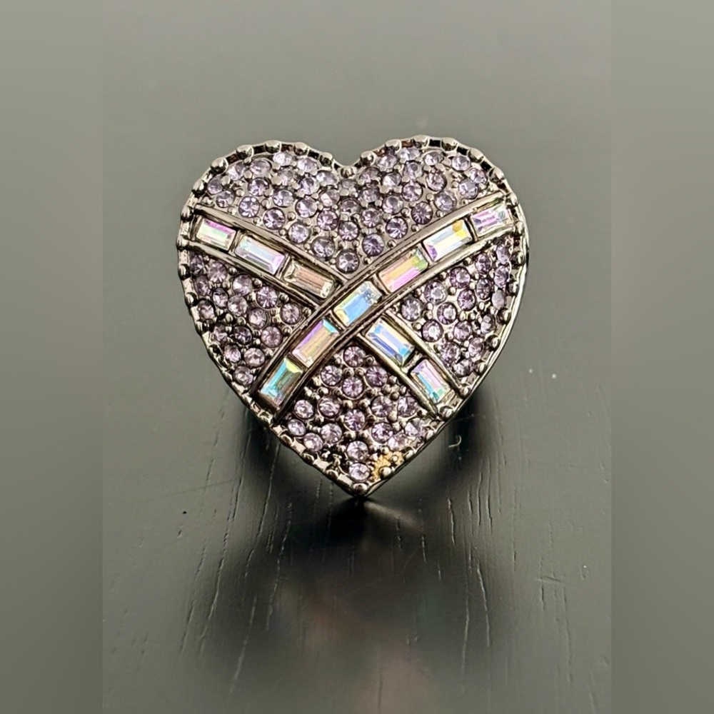 Betsey Johnson Heart Locket Ring